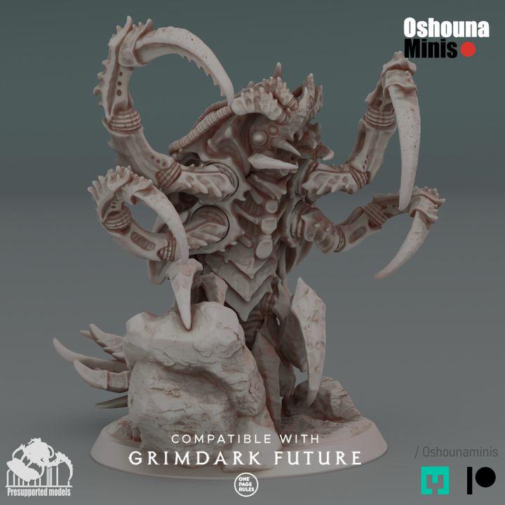 Deep Sea Lord 2.0 Resin Miniature: 28mm/32mm Alien Hive Wargame