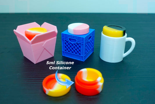 5ml Silicone Concentrate container upgrades