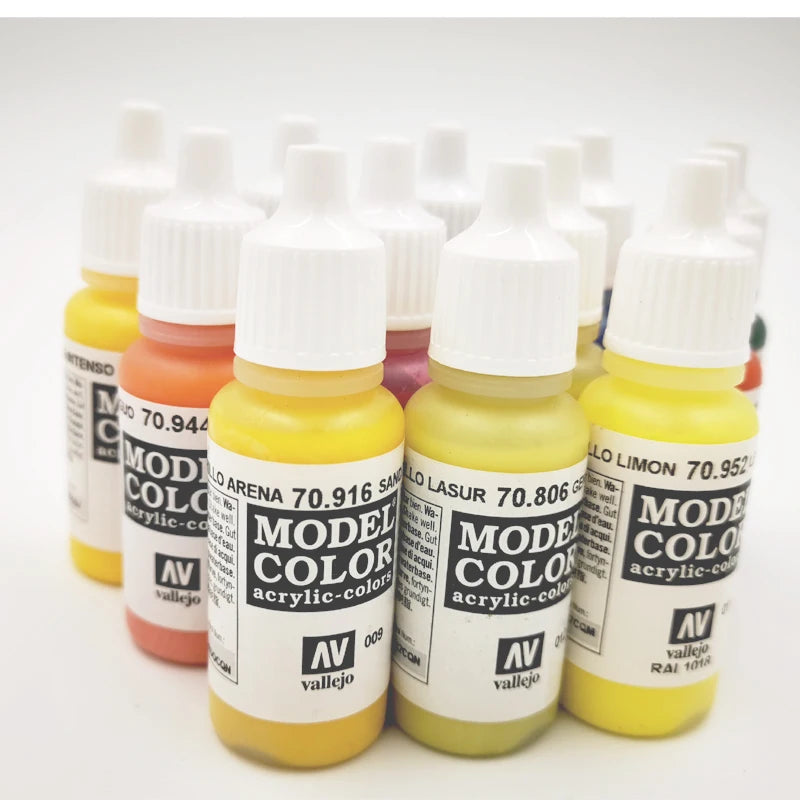 Vallejo AV 17ml Acrylic Model Paint | Eco-Friendly Water-Based Paint for Hand-Painted Miniatures & 1/48 Scale Models