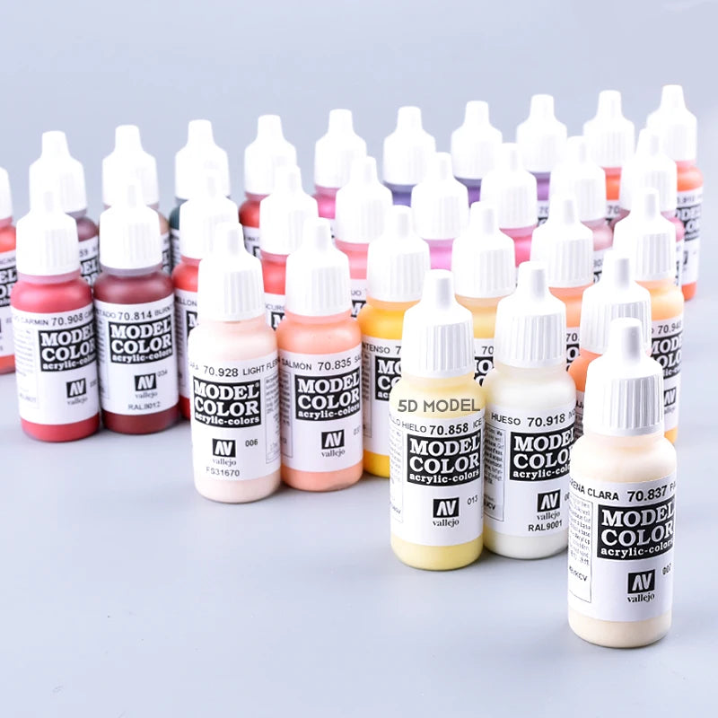 Vallejo AV Acrylic Paint 17ml | Eco-Friendly Water-Based Paint for Gundam, Hand-Painted Models & Miniatures