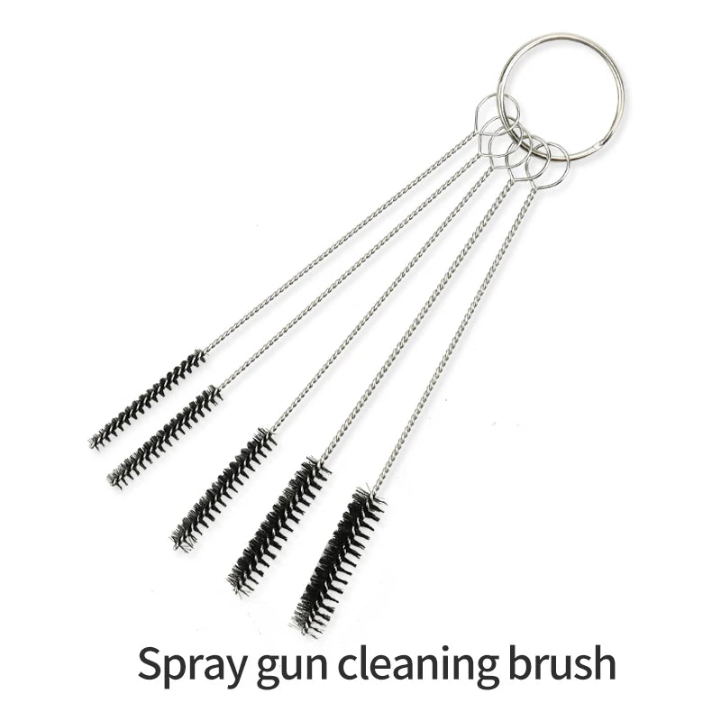 Airbrush Spray Gun Cleaning Kit | Nozzle Cleaning Needles & Brushes for Carburetor, Jet, and Dirt Removal