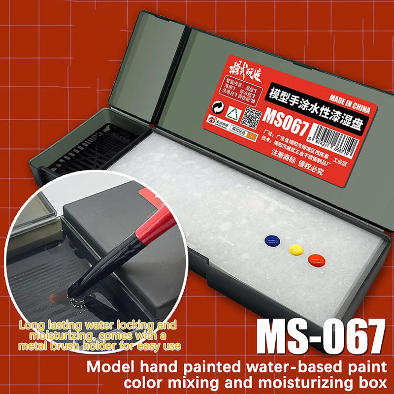 Portable Wet Palette for Miniature Painting | Keeps Acrylic Paints Wet Longer for Model & Wargaming Painters