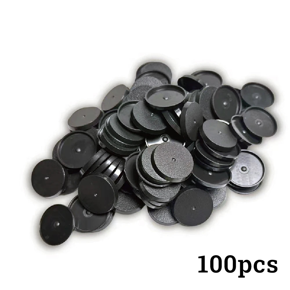 Plastic 32mm Round Bases For Warhammer Miniatures And Boardgame