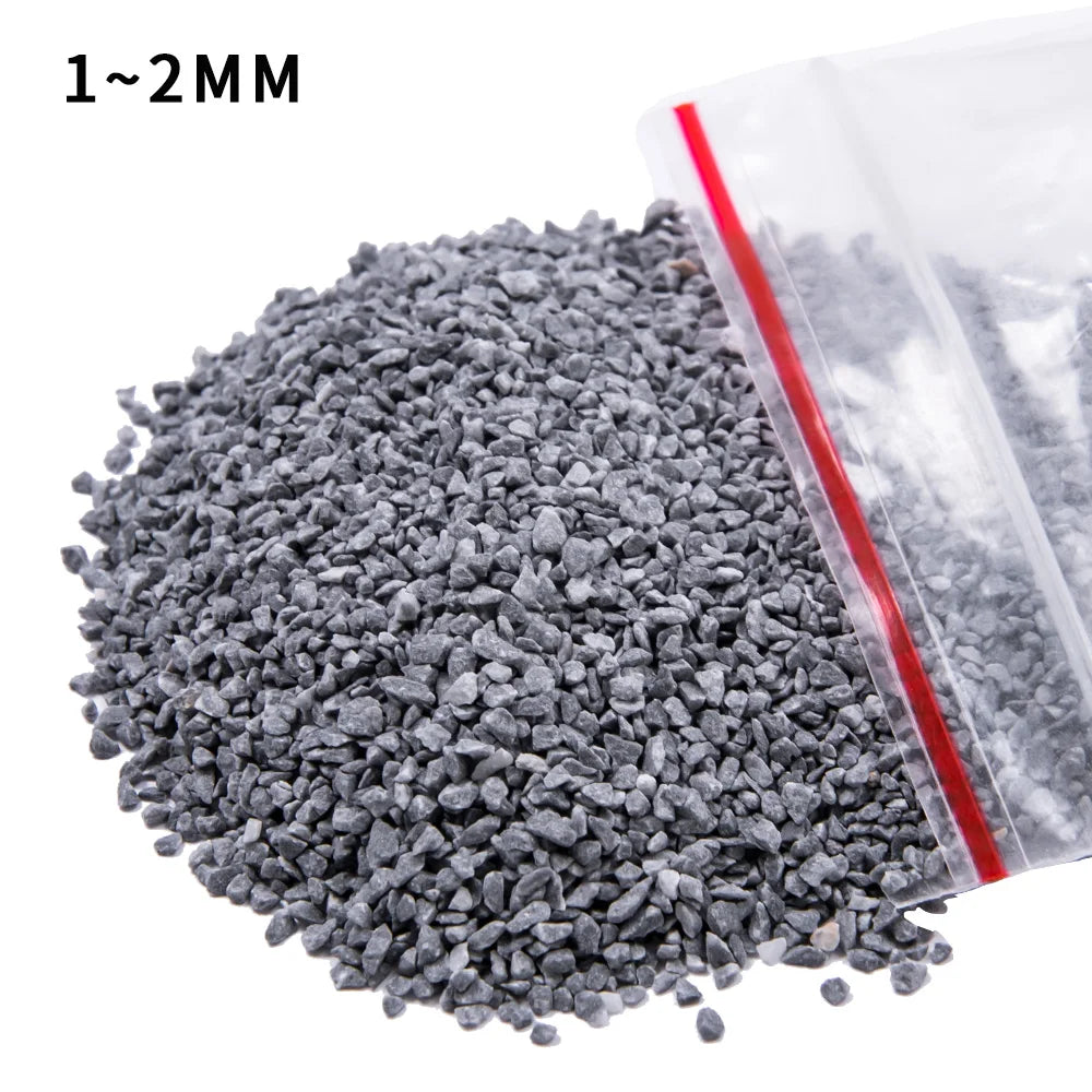 50G Miniature Railway Ballast 0.5mm-3mm Railroad Track Stone Toys for Scale HO N OO Diy Model Making/Diorama/Garden Decoration