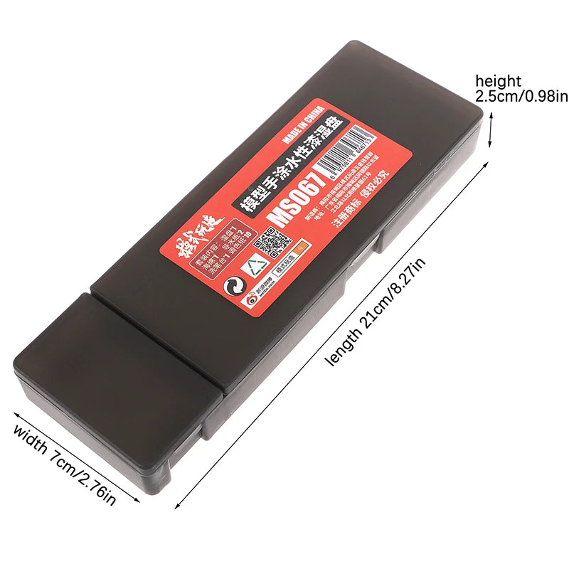 Portable Wet Palette for Miniature Painting | Keeps Acrylic Paints Wet Longer for Model & Wargaming Painters