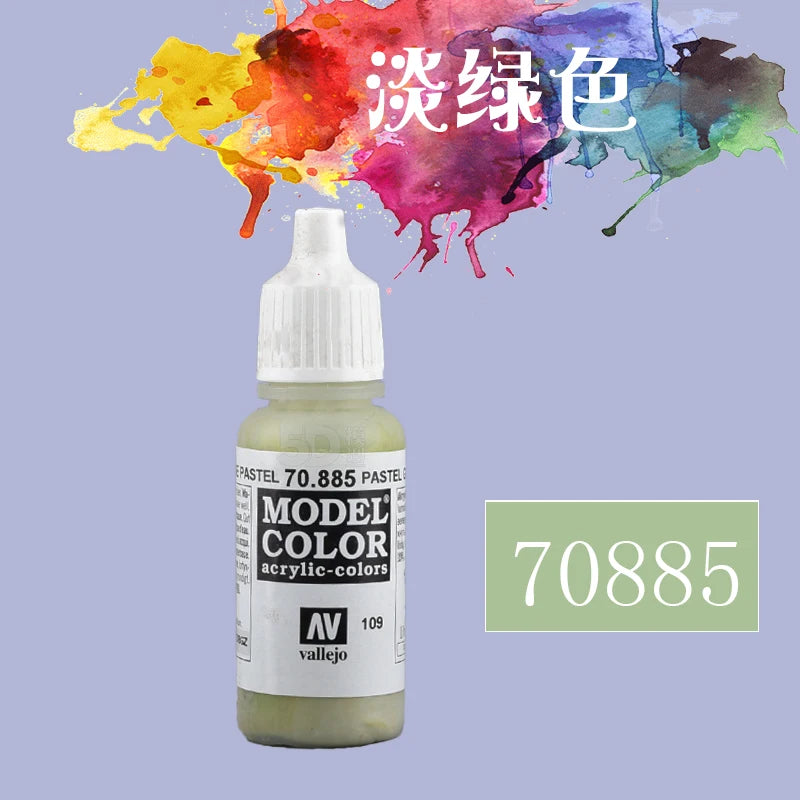 Vallejo AV Acrylic Paint 17ml | Eco-Friendly Water-Based Paint for Gundam, Hand-Painted Models & Miniatures