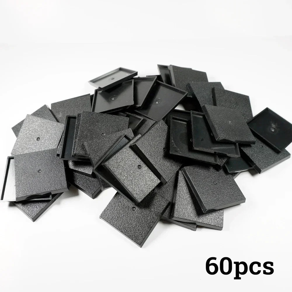 40mm Square Bases for WH and FW  Miniatures Base and Wargame Model Bases  NEW