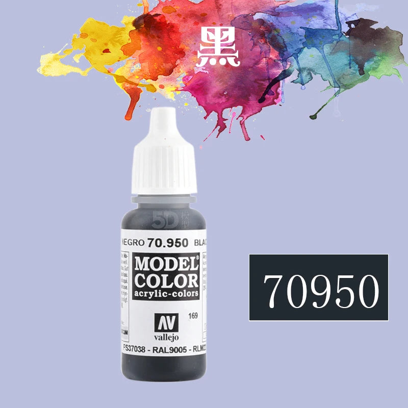 Vallejo Eco-Friendly Acrylic Paint (17ml) | Water-Based Model Paint for Miniature & Hand-Painted Models