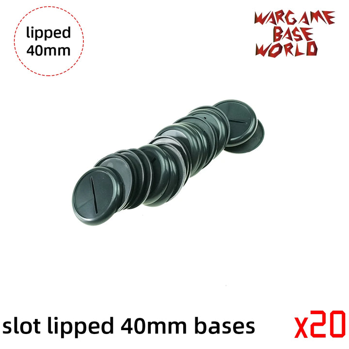 40mm slot lipped bases table games for war machine