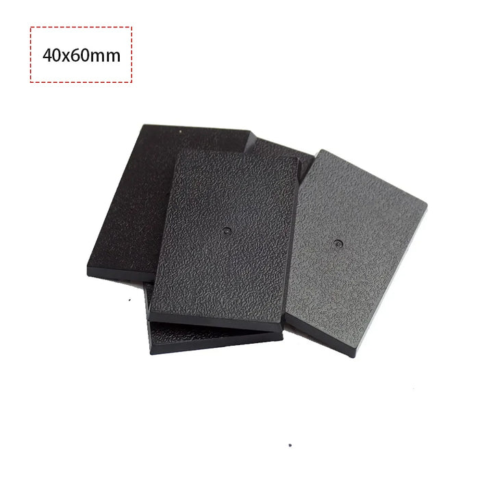 High-Quality 40x60mm Rectangular Bases for Warhammer - Enhance Your Wargame Experience!