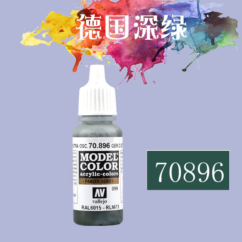 Vallejo AV Acrylic Paint 17ml | Eco-Friendly Water-Based Paint for Gundam, Hand-Painted Models & Miniatures