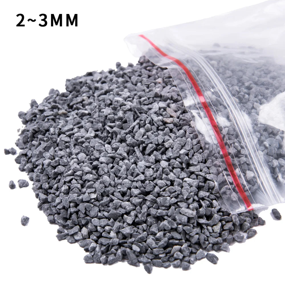 50G Miniature Railway Ballast 0.5mm-3mm Railroad Track Stone Toys for Scale HO N OO Diy Model Making/Diorama/Garden Decoration