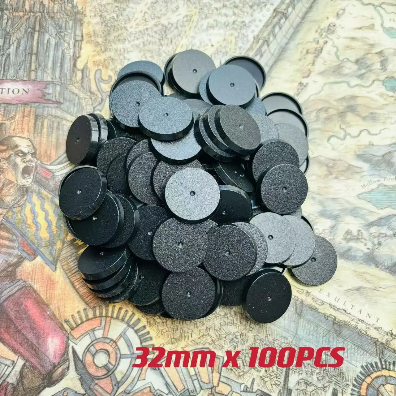 32mm Plastic Round bases for Miniatures