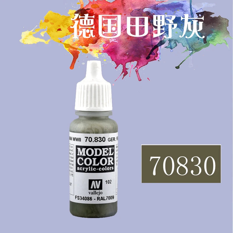 Vallejo AV Acrylic Paint 17ml | Eco-Friendly Water-Based Paint for Gundam, Hand-Painted Models & Miniatures