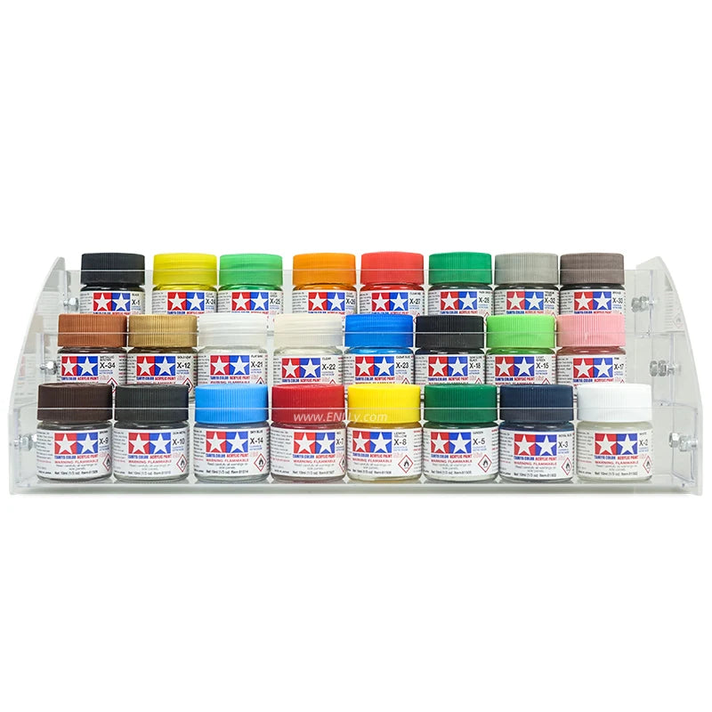 Tamiya X1-X24 Glossy Acrylic Paint (10ml) | Water-Based Model Paint for Miniatures & Scale Models