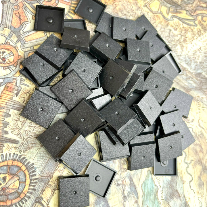 25mm Square Bases Miniatures Base and Wargame Model Bases for Warhamemr