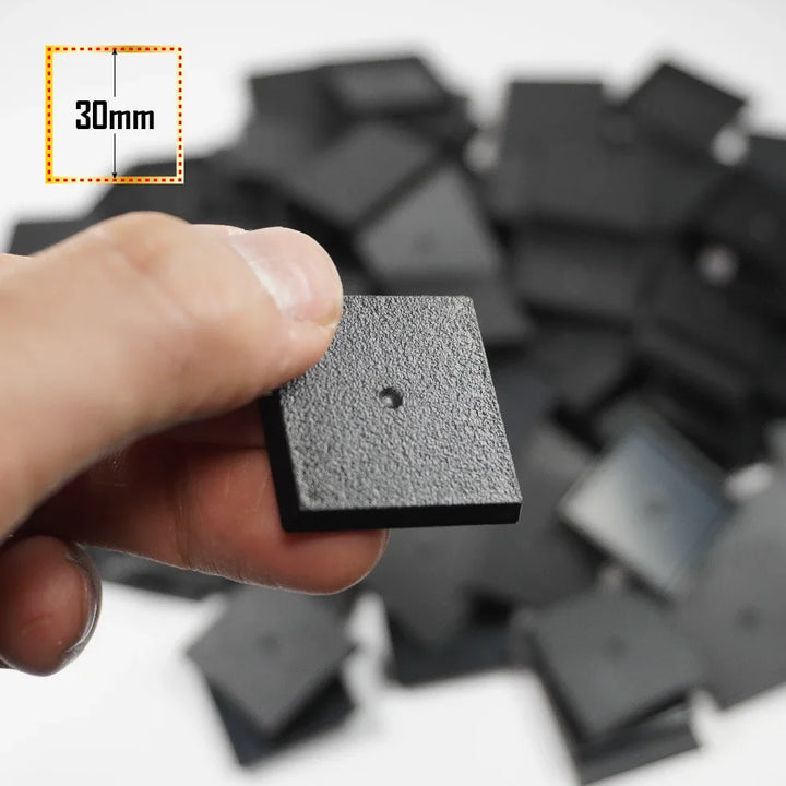 30mm Square Bases for Game Miniatures base and wargame model bases