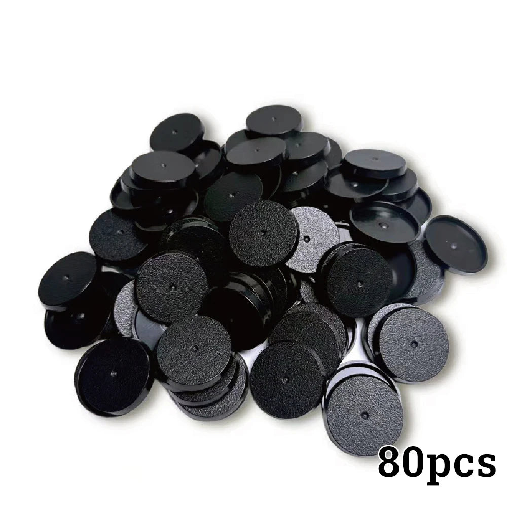 Plastic 32mm Round Bases For Warhammer Miniatures And Boardgame