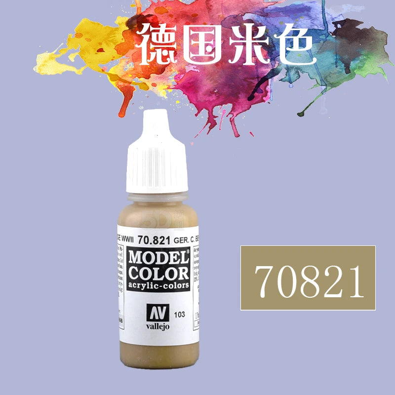 Vallejo AV Acrylic Paint 17ml | Eco-Friendly Water-Based Paint for Gundam, Hand-Painted Models & Miniatures