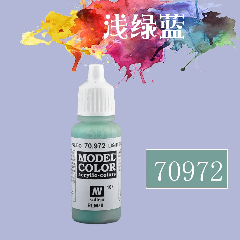 Vallejo AV Acrylic Paint 17ml | Eco-Friendly Water-Based Paint for Gundam, Hand-Painted Models & Miniatures