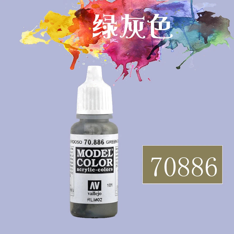 Vallejo AV Acrylic Paint 17ml | Eco-Friendly Water-Based Paint for Gundam, Hand-Painted Models & Miniatures