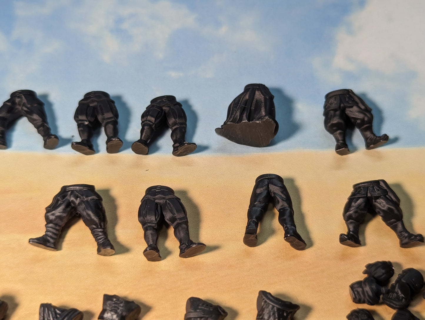 Modular Humans by Brite Minis for Wargames and RPGs 28mm - Lots of Options! Customize your order - Resin Miniatures
