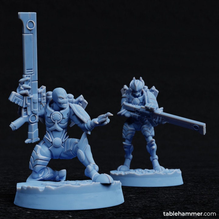 Xaiax Riflemen  – Creepy Space Communists  - Tablehammer - Proxies for wargames