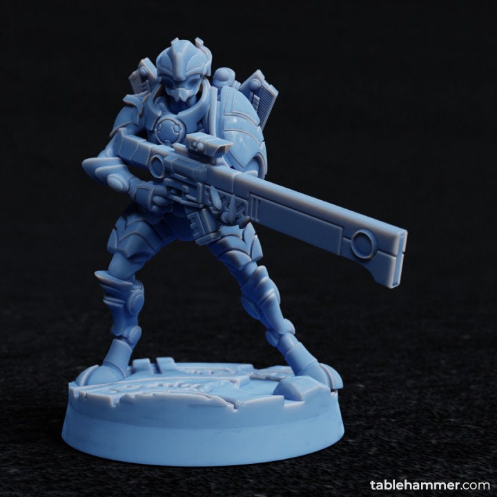 Xaiax Riflemen  – Creepy Space Communists  - Tablehammer - Proxies for wargames