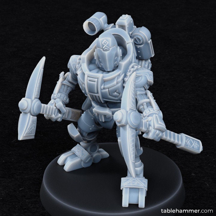 Clockwork Ancestors, modular, melee + ranged – Creepy Xenos Space Ancestors  - Tablehammer - Proxies for wargames