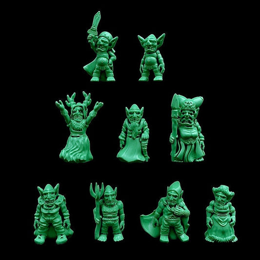 Kyn Finvara: Goblin Villagers   - NPC Monsters - 3d Printed Miniatures at 30mm - Ill Gotten Games