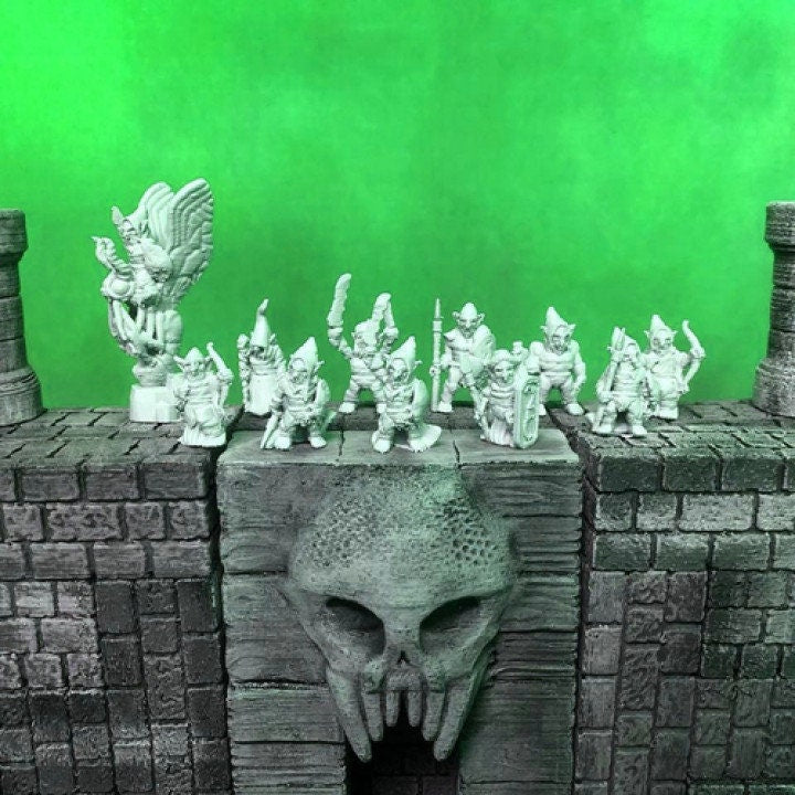 Kyn Finvara: Goblin Warband by Ill Gotten Games - NPC Monsters - Miniatures 28mm 30mm - 3d printed