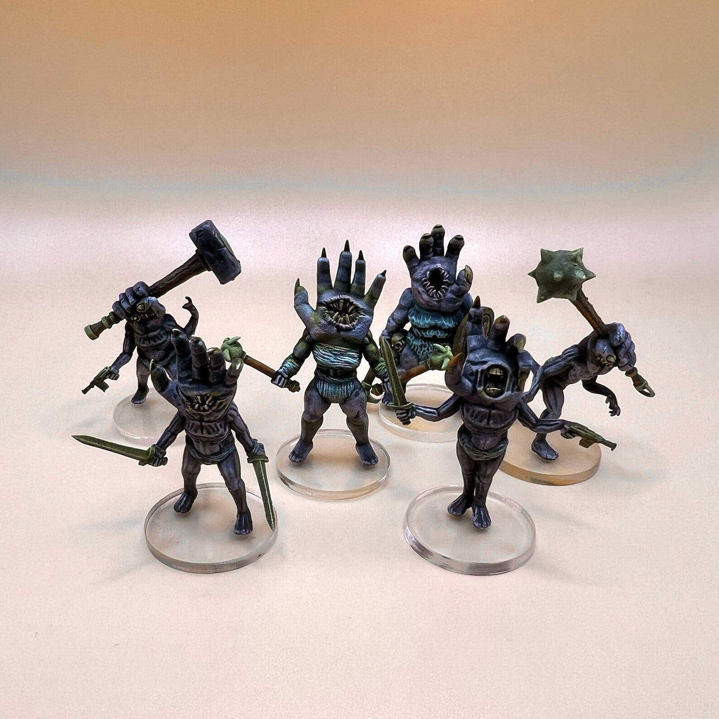 Mirror Walkers: Barbarous Proselytes  - NPC Monsters - 3d Printed Miniatures at 30mm - Ill Gotten Games