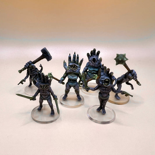Mirror Walkers: Barbarous Proselytes  - NPC Monsters - 3d Printed Miniatures at 30mm - Ill Gotten Games