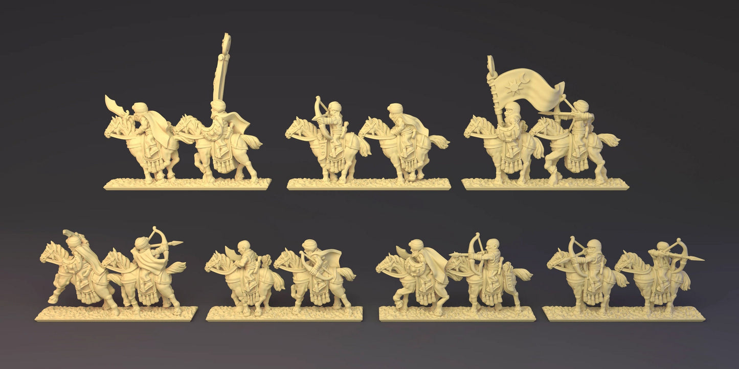 Araby Desert Riders for Araby Army in 10mm Resin- For tabletop and war games - Greenskin Miniatures