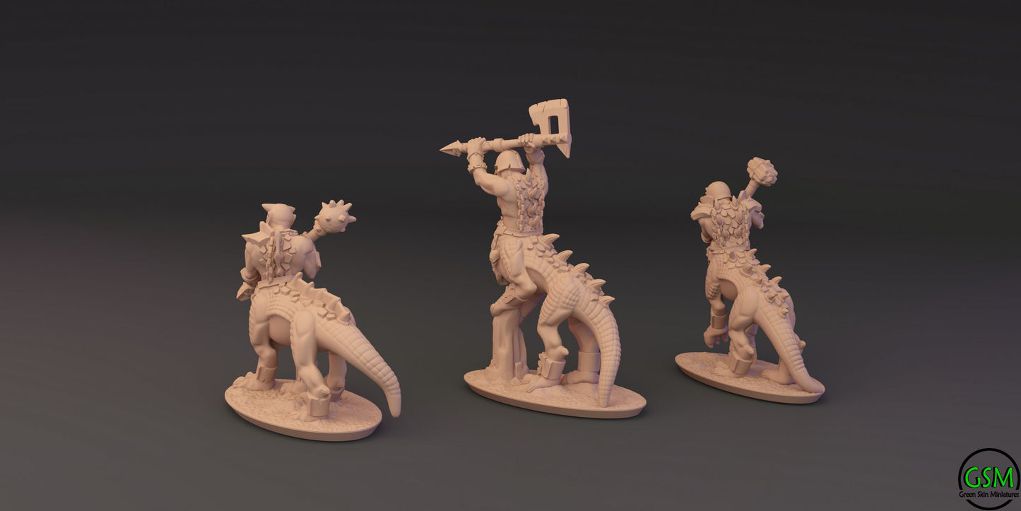 Beastmen 10mm Resin Wargaming Miniatures - Dragon Ogres - For tabletop and war games