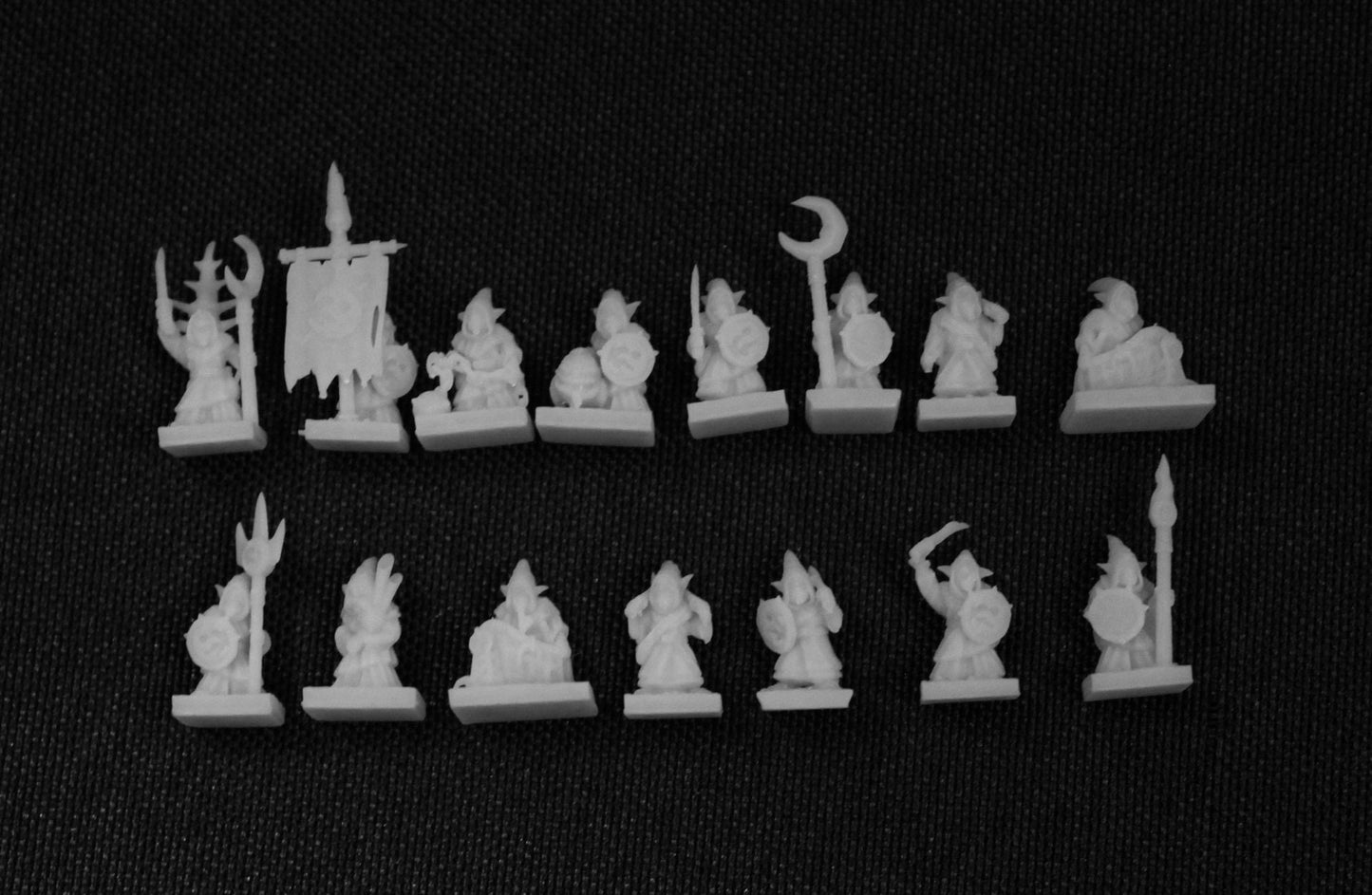 Goblins infantry 10mm Resin Wargaming Miniatures - Goblins infantry - For tabletop and war games - Greenskin Miniatures