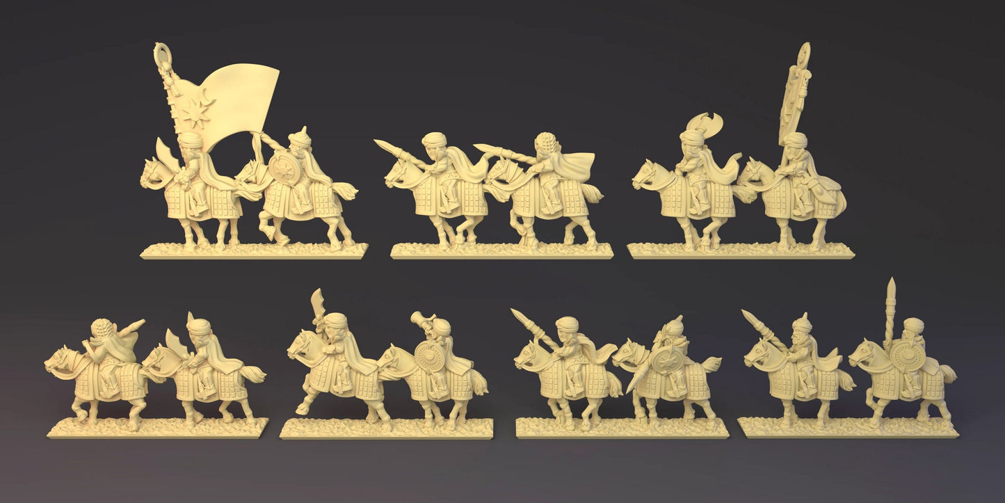 Araby Knights for Araby Army in 10mm Resin- For tabletop and war games - Greenskin Miniatures