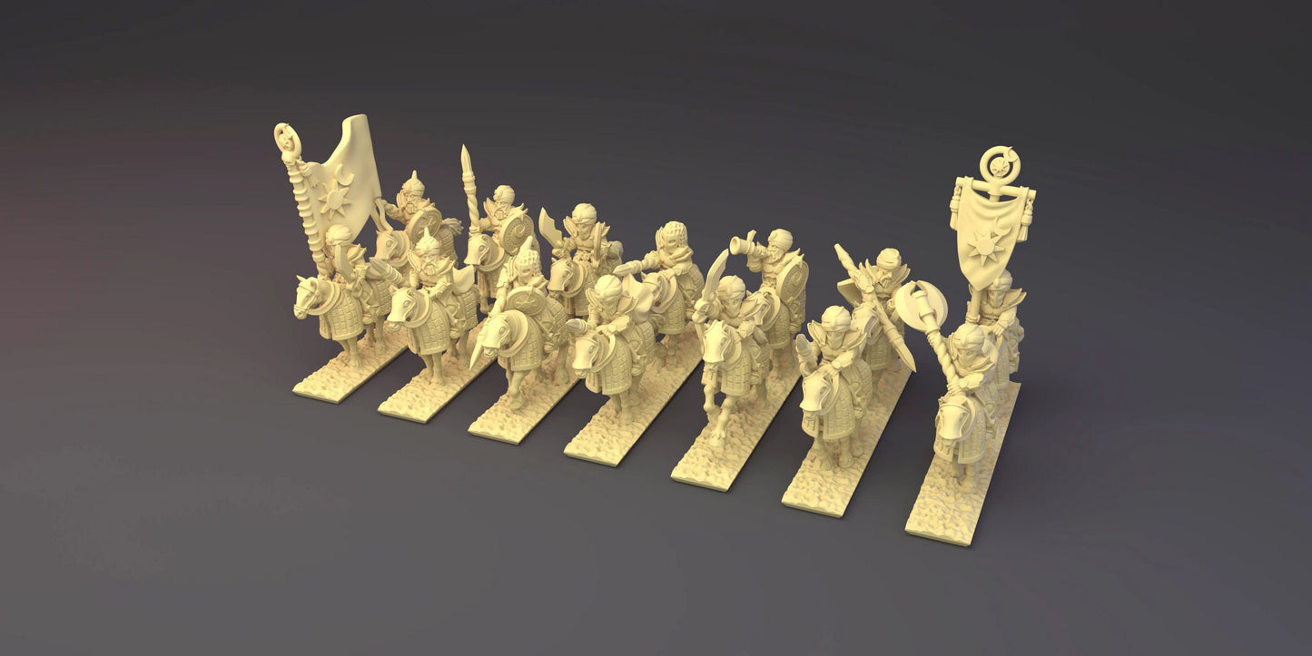 Araby Knights for Araby Army in 10mm Resin- For tabletop and war games - Greenskin Miniatures