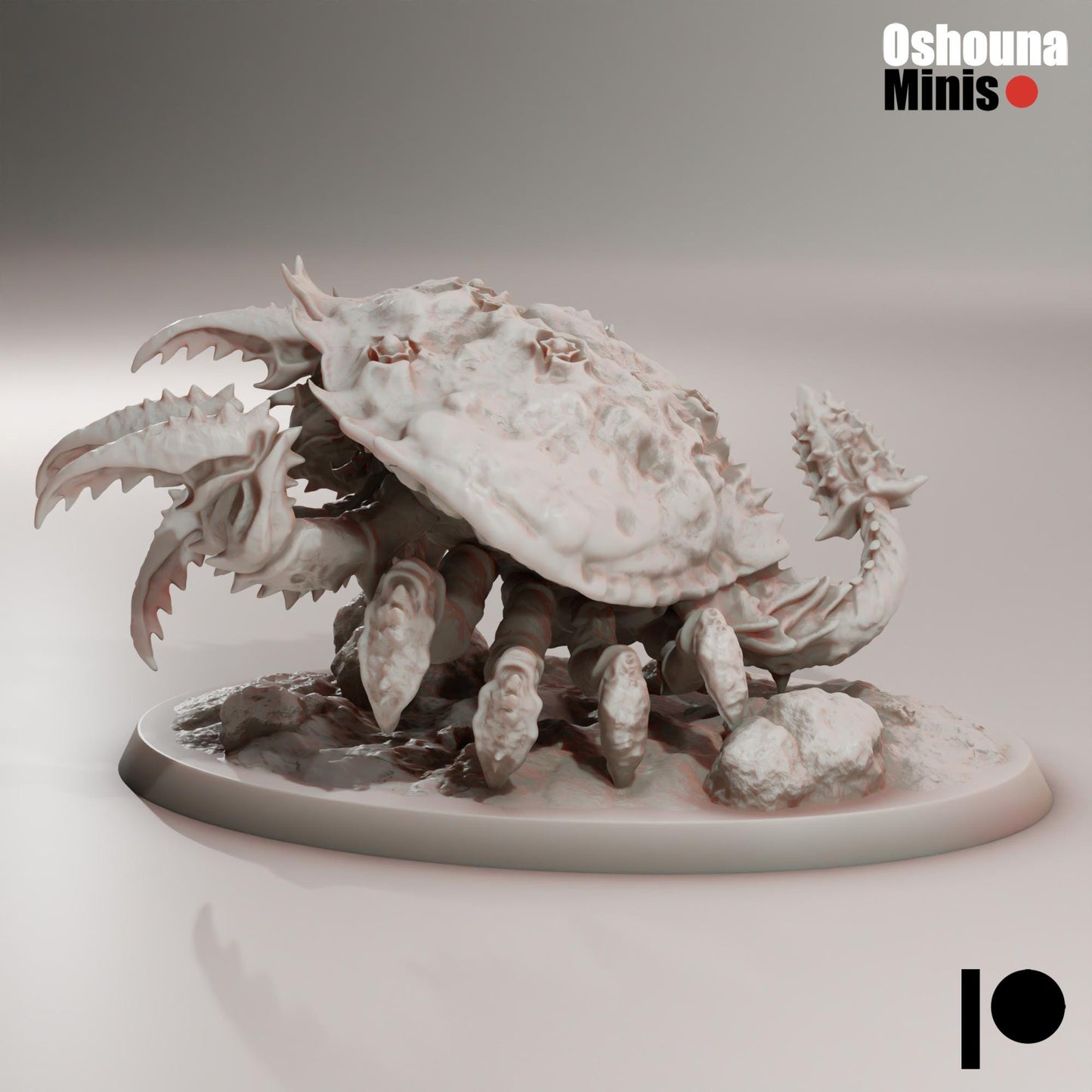 Deep Hive - Alien Hives Proxies - Giant Slasher Crab  by Oshouna Minis for Wargames like OPR