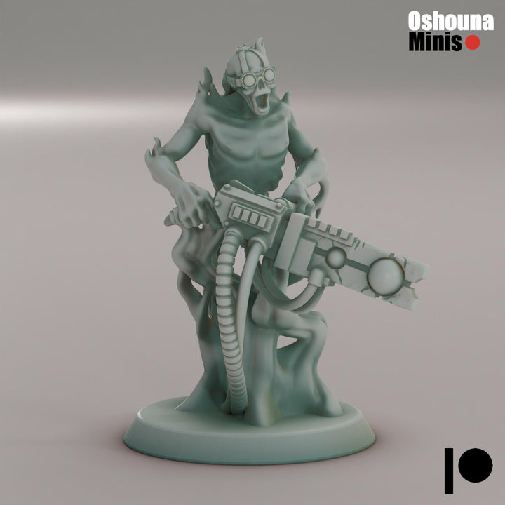 Doomed Empire Light Warriors | 32mm Robot Legions Proxies for Grimdark and Sci-Fi Wargames | Oshouna Minis for OPR