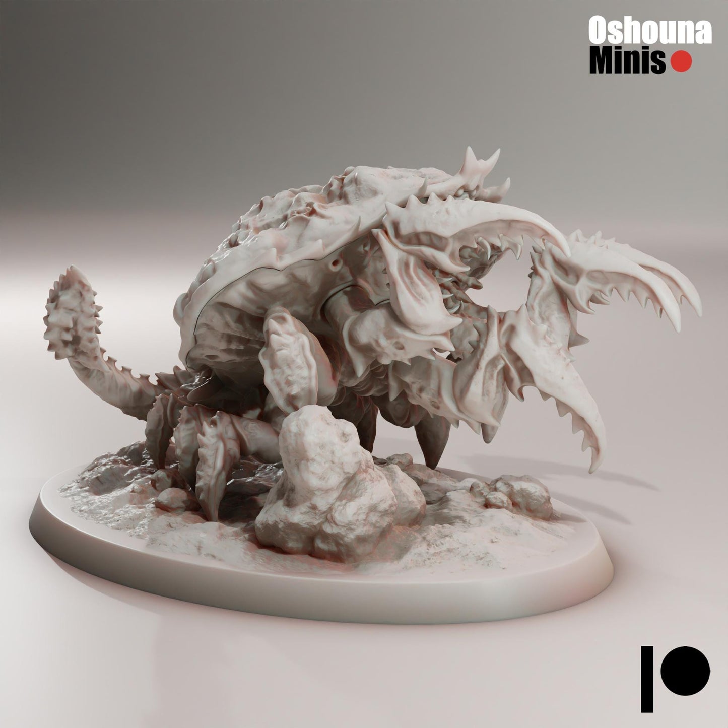 Deep Hive - Alien Hives Proxies - Giant Slasher Crab  by Oshouna Minis for Wargames like OPR