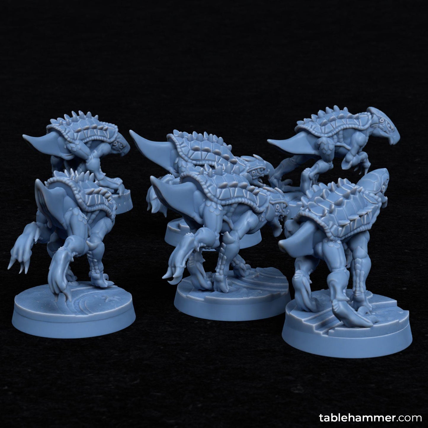 Toorts Hounds (turtle dogs)  – 6 model kit  – Creepy Grim Dark Space Aliens  - Tablehammer - Proxies for wargames