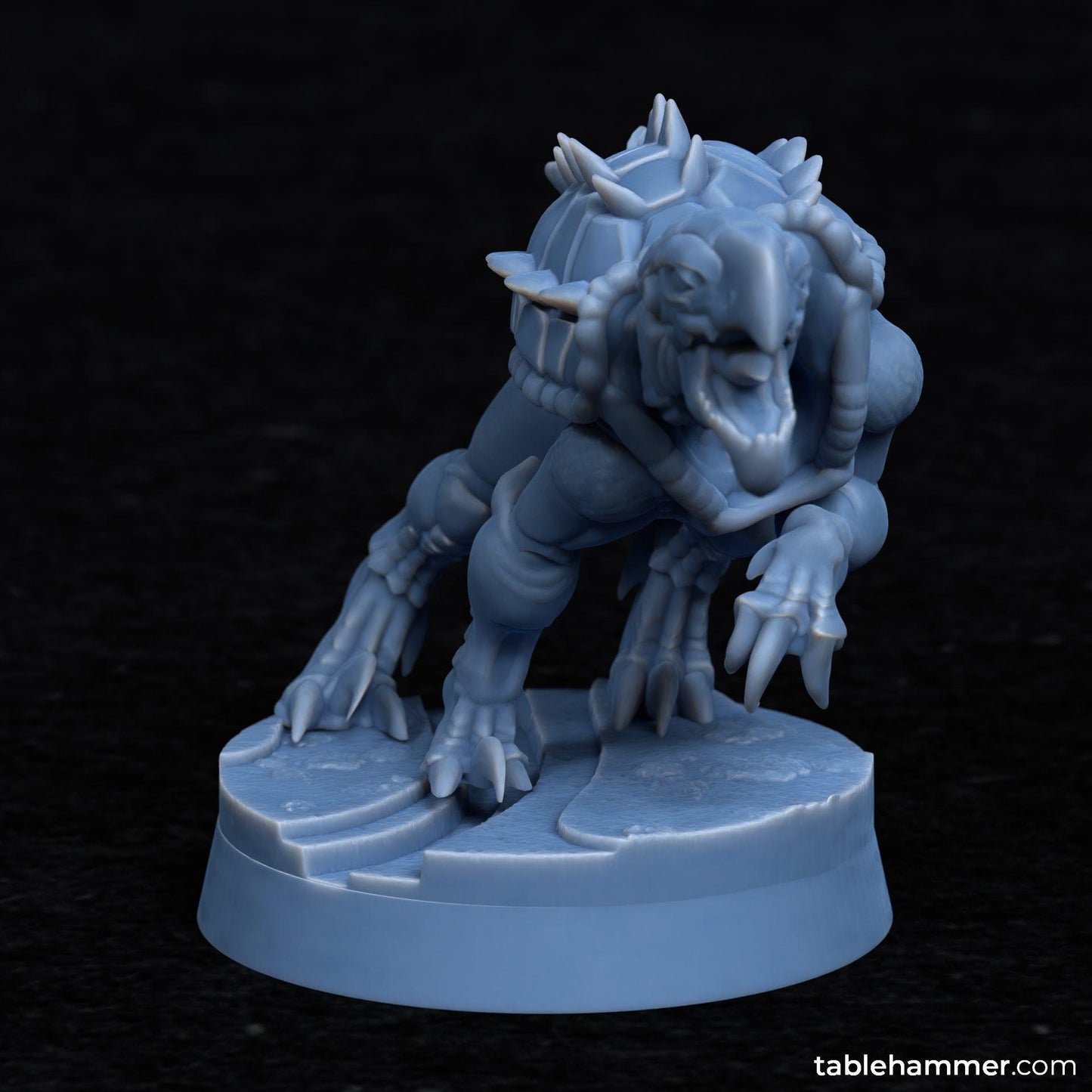 Toorts Hounds (turtle dogs)  – 6 model kit  – Creepy Grim Dark Space Aliens  - Tablehammer - Proxies for wargames