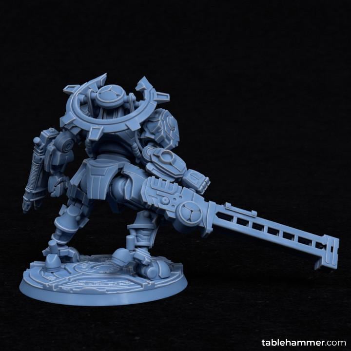 Lightbringer Warsuits (Space communists heavy battlesuits)  - 3 Model kit  - Tablehammer - Proxies for wargames