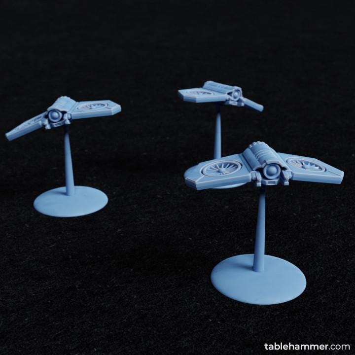 B.U.Z.Z. – Scout & attack drones - Drones - Space communist Proxies by Tablehammer for Wargames like OPR