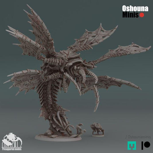 Deep Hive - Winged Titan  - Alien Hives Proxies by Oshouna Minis for Wargames like OPR