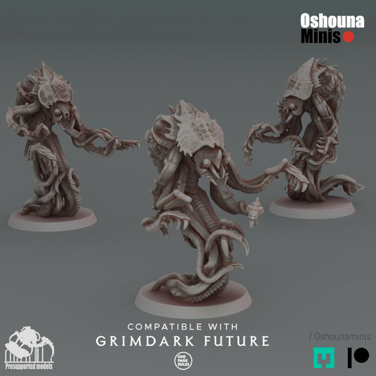 Deep Hive - Poison Jellyfish 2.0  | Alien Hives Proxies for Sci-Fi Wargames like OPR & Grimdark - Oshouna Minis