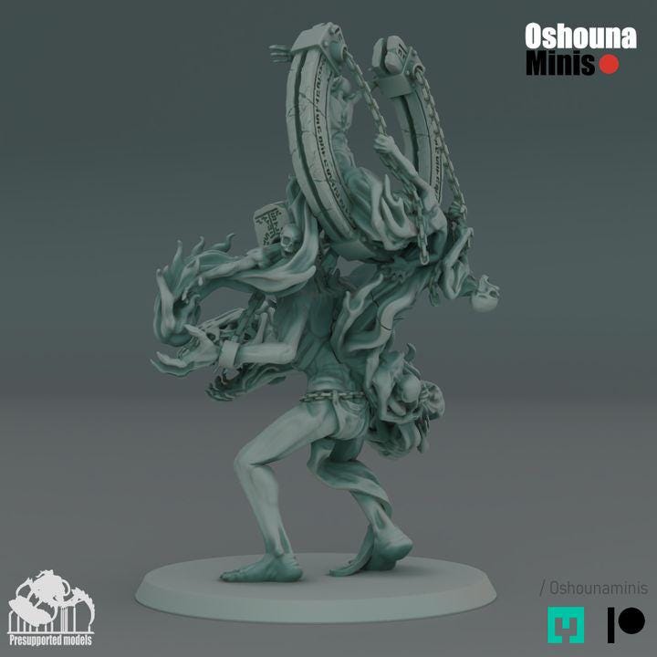 Doomed Empire – Monolith of Judgement Resin Miniature | 28mm 32mm Scale Proxy for Grimdark Sci-Fi Wargames Like OPR by Oshouna Minis