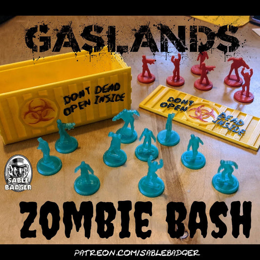 Gaslands Zombie Bash Addon - 3d printed expansion for popular toy car game