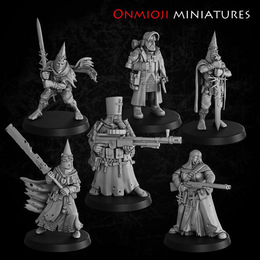 Fanatic Trench Troops 2 - 6 Count - 32mm Scale Resin Models